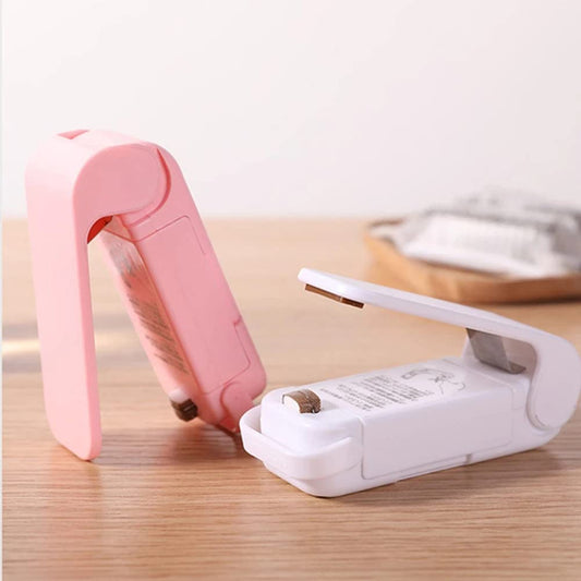 Mini Heat Sealer - Portable White/Pink